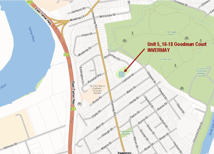 Location Map Tasmania